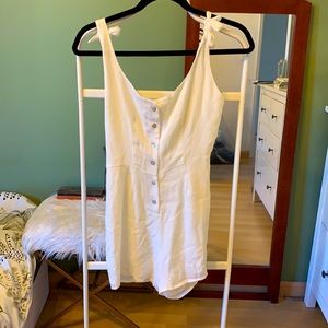 Kimchi Blue Sleeveless White Romper